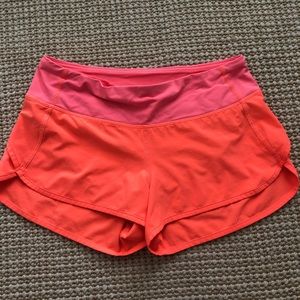 Lulu lemon speed shorts